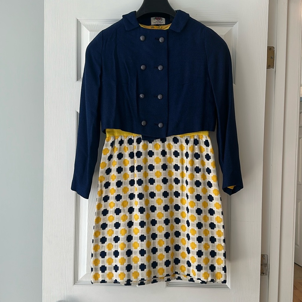 Vintage Lanz Original Dress and Jacket Matching Set